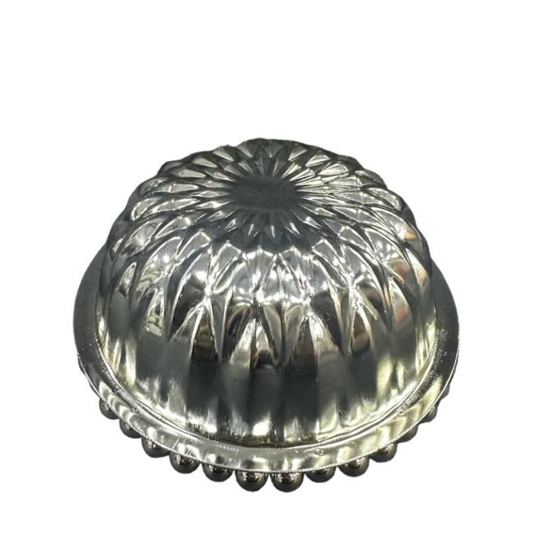 German Silver Round Silver Bowl