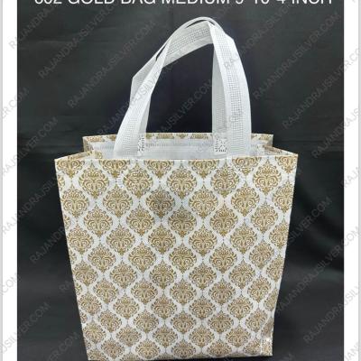 Gold Bag Medium 9*10*4 Inch (602)