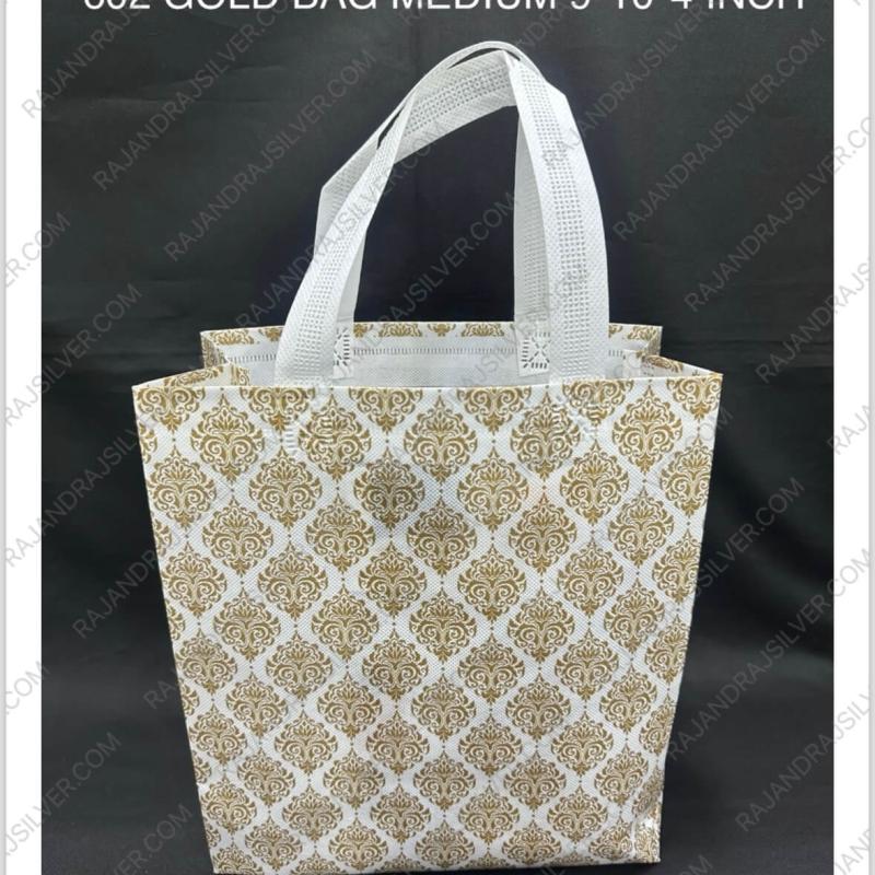 Gold Bag Medium 9*10*4 Inch (602)