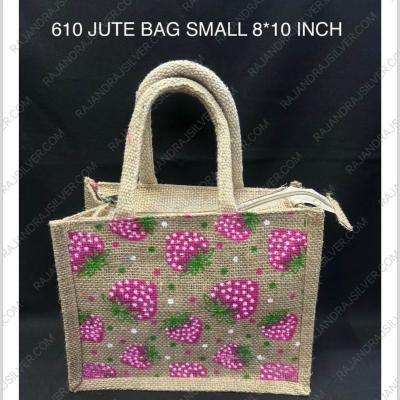 Jute Bag Small 8*10 Inch (Assorted Colour) (610)