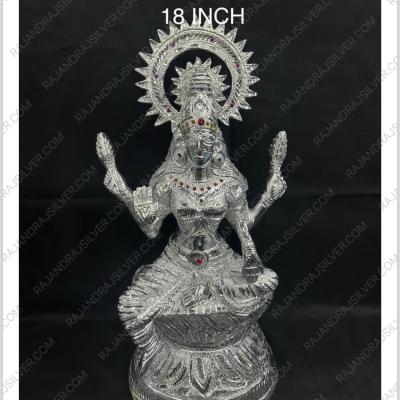 White Metal Laxmi 18 Inch (657)