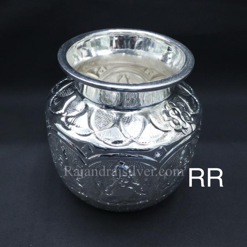 German Silver Ashtalakshmi Kalash (5 Inch) 206