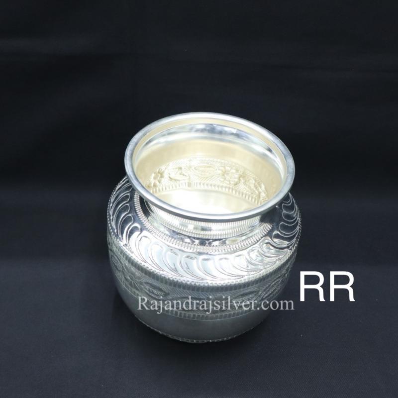 German Silver Nakshi Kalash (6 Inch) 205