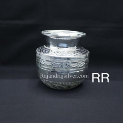 German Silver Nakshi Kalash (6 Inch) 205