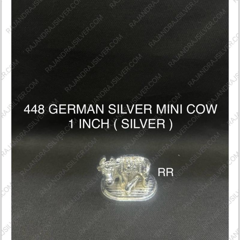 German Silver Mini Cow 1 Inch (448)