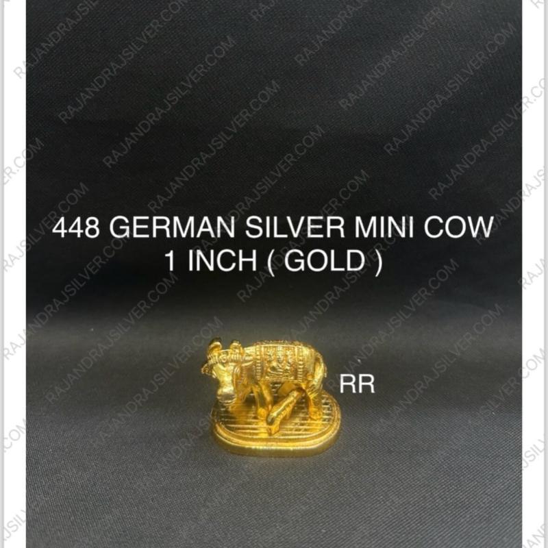 German Silver Mini Cow 1 Inch (449)