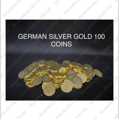 German Silver Gold 100 Coin