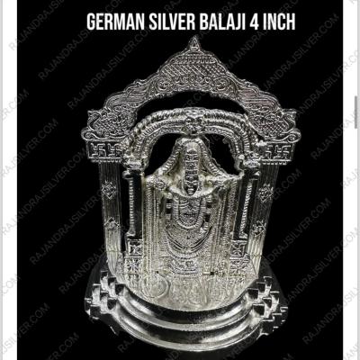 German Silver Unique Balaji 4 Inch (Single)