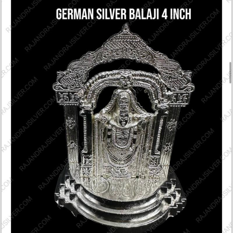 German Silver Unique Balaji 4 Inch (Single)