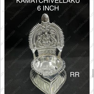 German Silver Kamatchi Vilakku 6 Inch (12)