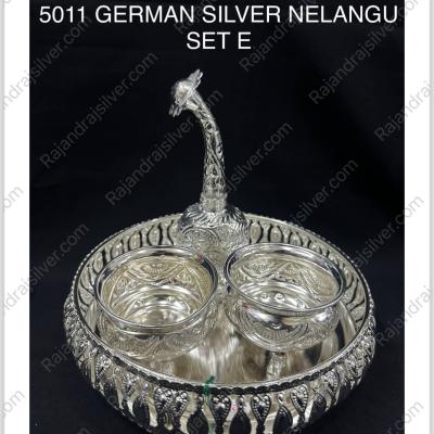 German Silver Nelangu 4 Pcs Set Combo (5011 -E)