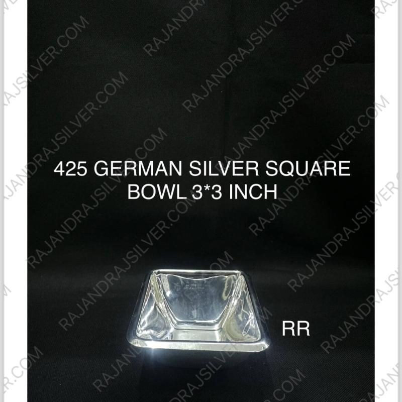 German Silver Square Bowl 3*3 Inch (Square) (425)