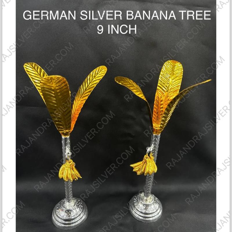 German Silver Leaf Banana Tree Gold (9 Inch)
