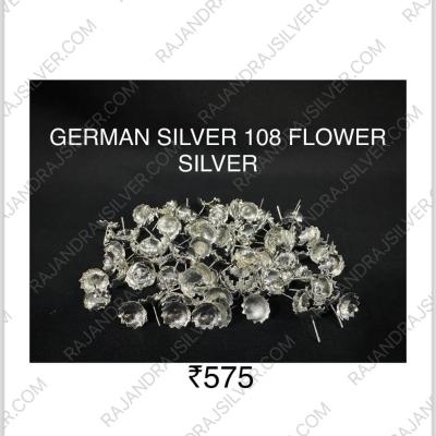 German Silver Unique 108 Flower Silver (108 S)