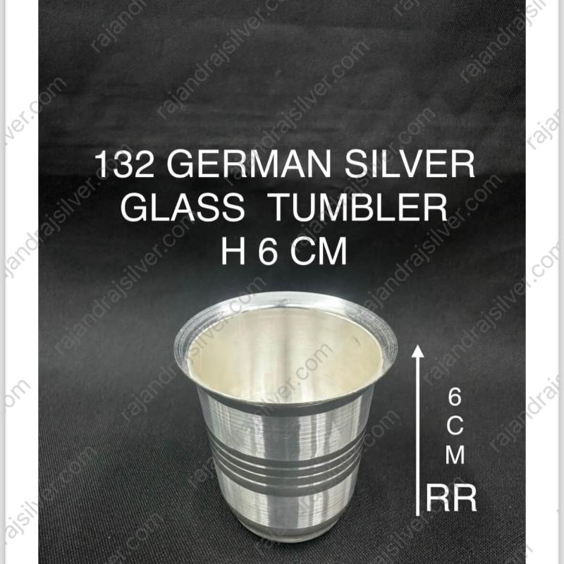 German Silver Glass Tumbler (H6 Cm) (132)