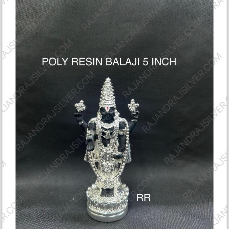 Poly Resin Balaji 5 Inch (Black)