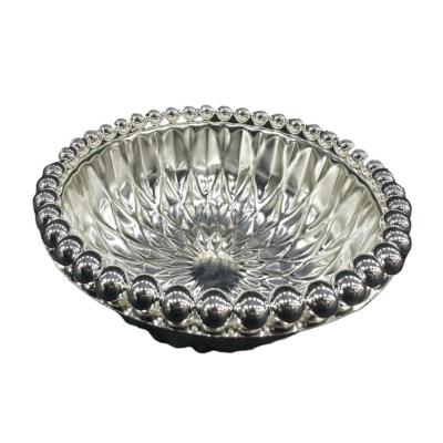 German Silver Round Silver Bowl